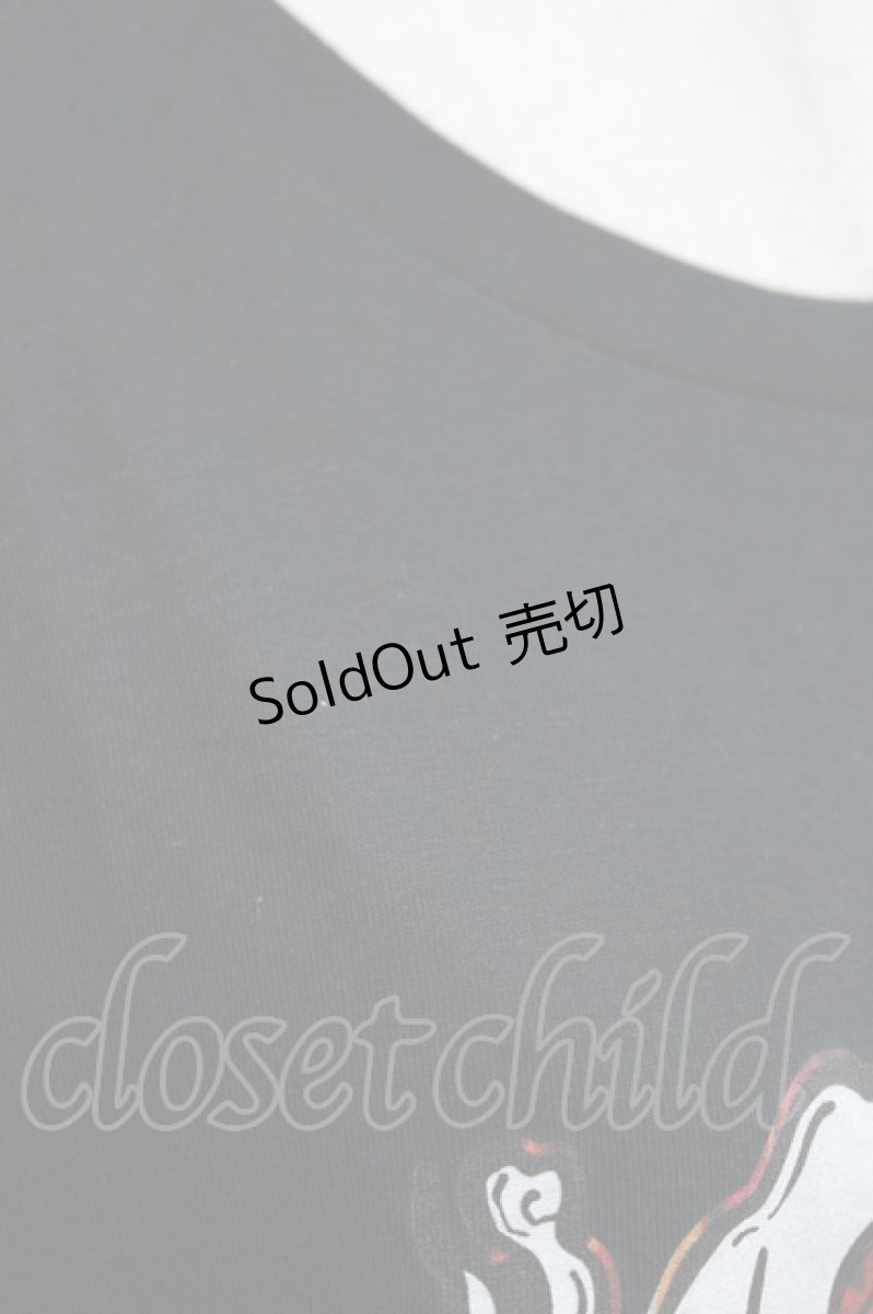 画像4: NieR Clothing / プリントCOTTON CUTSEW XL 黒 H-26-03-09-1065-PU-TO-AK-ZH (4)