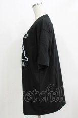 画像2: NieR Clothing / プリントCOTTON CUTSEW XL 黒 H-26-03-09-1067-PU-TO-AK-ZH (2)