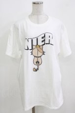 画像1: NieR Clothing / プリントCOTTON CUTSEW XL 白 H-26-03-09-1068-PU-TO-AK-ZH (1)