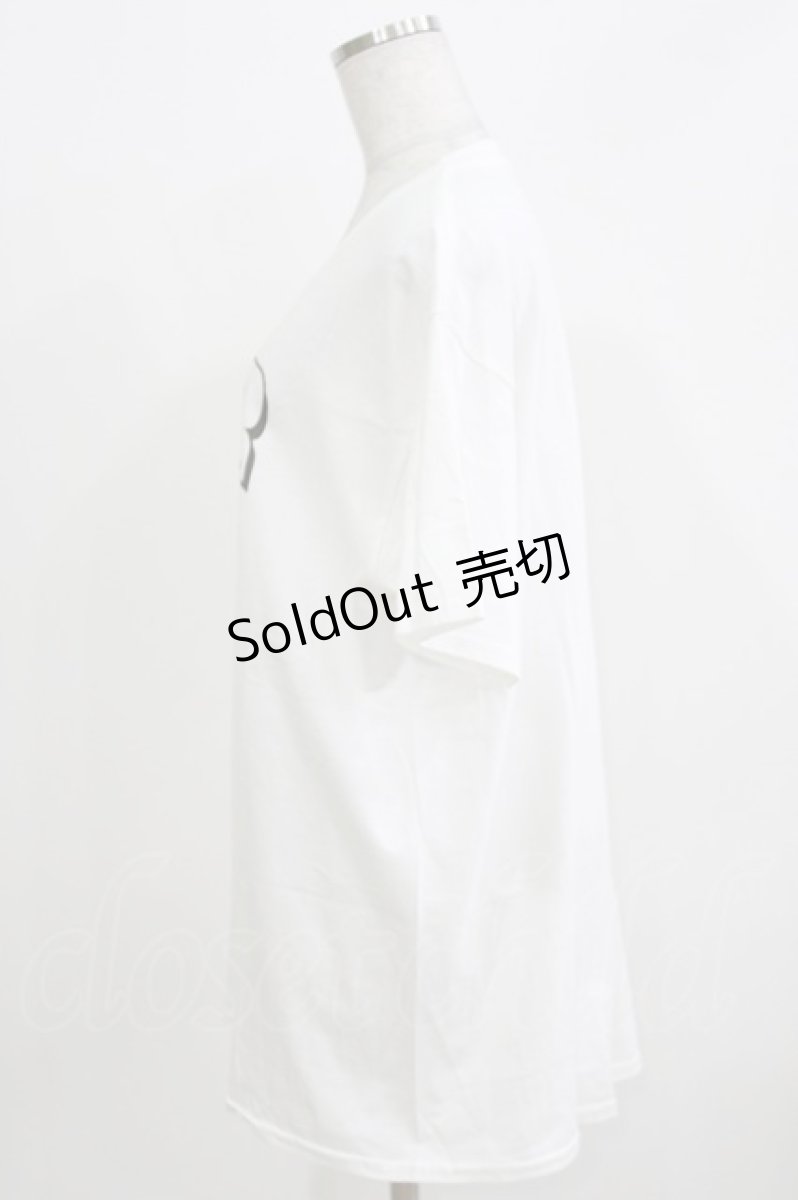 画像2: NieR Clothing / プリントCOTTON CUTSEW XL 白 H-26-03-09-1068-PU-TO-AK-ZH (2)