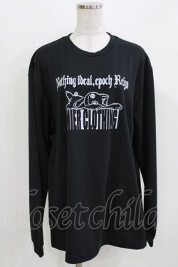 画像1: NieR Clothing / プリントLONG CUTSEW LL 黒 H-26-03-09-1072-PU-TO-AK-ZH