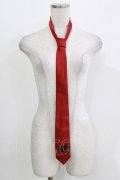 BPN / スカルロゴネクタイ  赤 H-26-03-09-1078-GO-ZA-KB-ZH