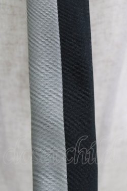 画像2: PEACE NOW / バイカラーネクタイ  ブラック×グレー H-26-03-09-1079-PU-ZA-KB-ZH