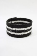 画像1: alice auaa / ロゴプリントストライプブレス   H-26-03-09-1080-AA-AC-KB-ZH (1)