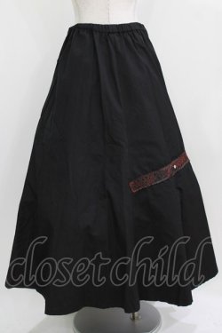 画像3: h.NAOTO / ダメージベルトロングスカート  ブラック H-26-03-09-1082-HN-SK-KB-ZH