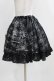 画像2: h.ANARCHY / オーバー付レース重ねチェックスカート  ブラック H-26-03-09-1009-HN-SK-KB-ZH (2)