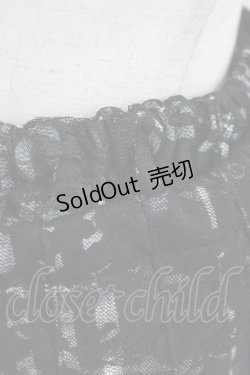 画像5: h.ANARCHY / オーバー付レース重ねチェックスカート  ブラック H-26-03-09-1009-HN-SK-KB-ZH