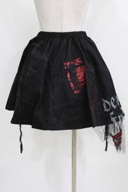 画像3: h.ANARCHY / ダメージカスタムスカート  ブラック H-26-03-09-1010-HN-SK-KB-ZH