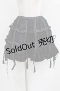 FRILL / 鳥かごレースフリルスカート  ブラック H-26-03-09-1015-HN-SK-KB-ZH