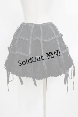画像3: FRILL / 鳥かごレースフリルスカート  ブラック H-26-03-09-1015-HN-SK-KB-ZH