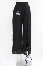 画像1: NieR Clothing / ロゴ刺繍パンツ  黒 H-26-03-09-1018-PU-PA-AK-ZH (1)