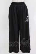 NieR Clothing / 2WAY SIDE ZIP WIDE PANTS F 黒 H-26-03-09-1020-PU-PA-AK-ZH