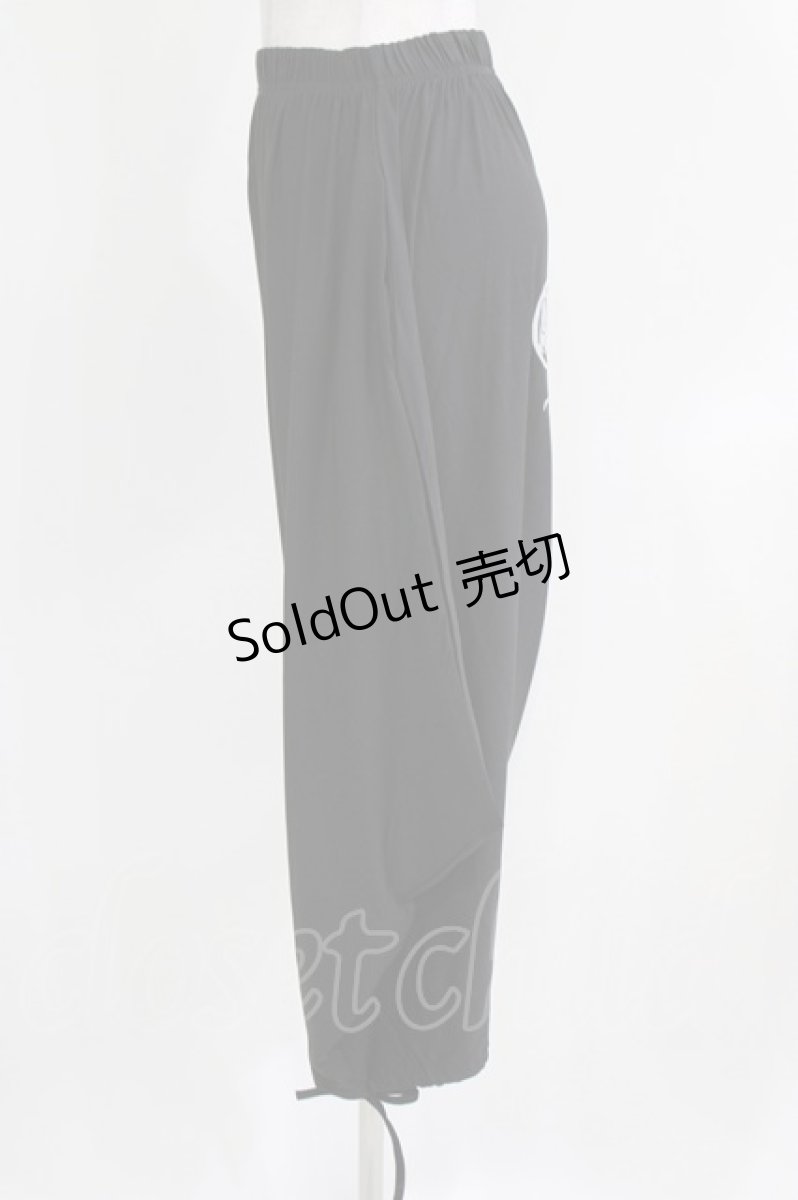 画像2: NieR Clothing / プリントサルエルパンツ F 黒 H-26-03-09-1021-PU-PA-AK-ZH (2)