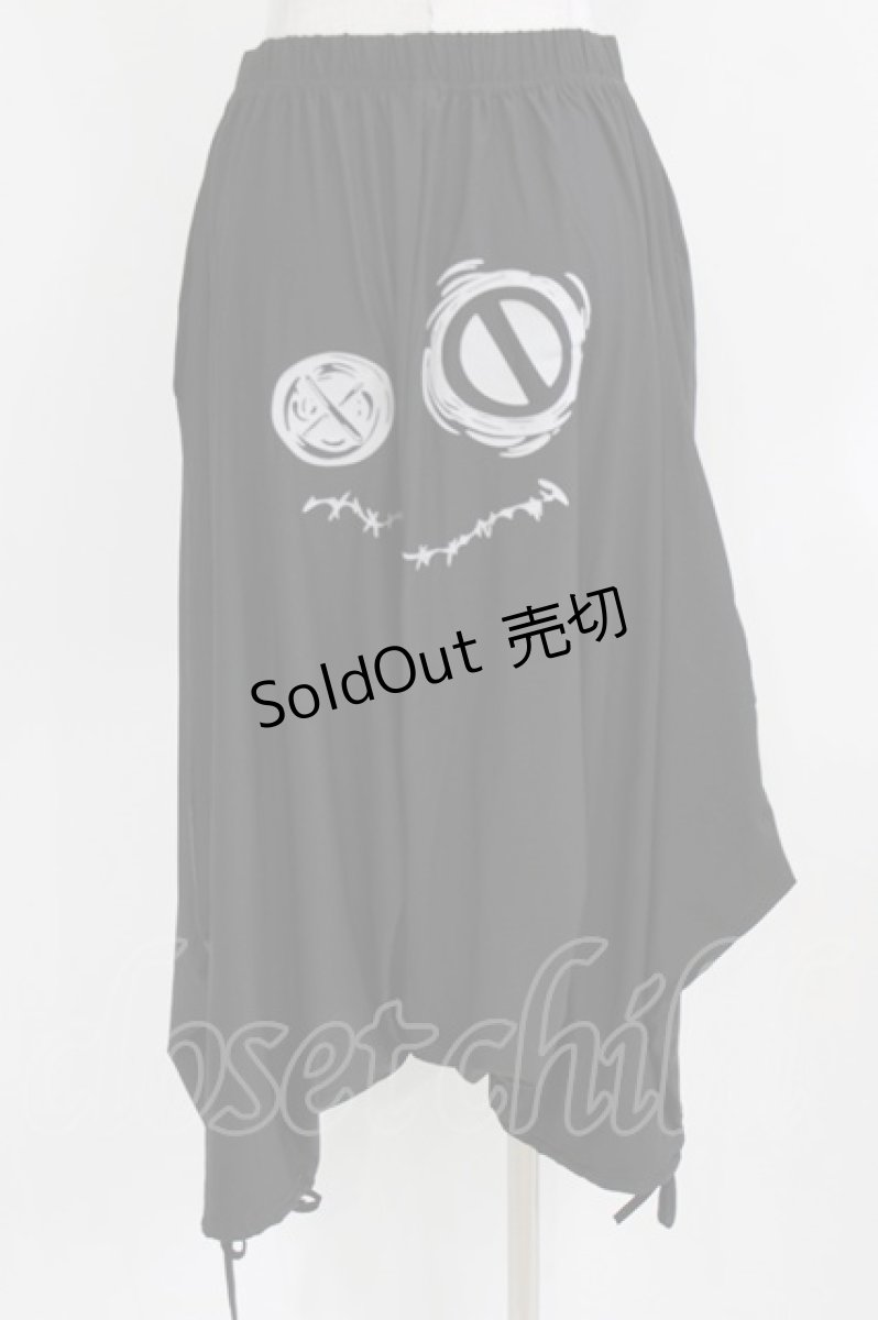 画像3: NieR Clothing / プリントサルエルパンツ F 黒 H-26-03-09-1021-PU-PA-AK-ZH (3)