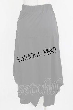 画像3: NieR Clothing / フラップ付きパンツ F 黒 H-26-03-09-1022-PU-PA-AK-ZH