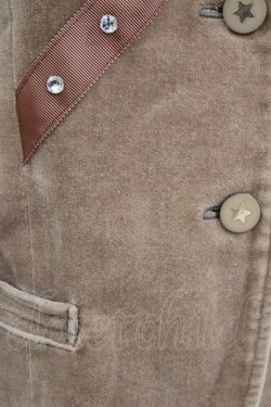 画像4: MILK / ビジューリボンジャケット  ブラウン H-26-03-09-1025-ML-JA-KB-ZH