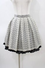 画像1: NO.S PROJECT / シアーチェックスカート M オフ H-26-03-09-061-LO-SK-NS-ZH (1)