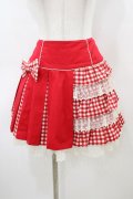 Angelic Pretty / Candyギンガムスカート Free レッド H-26-03-09-062-AP-SK-NS-ZH