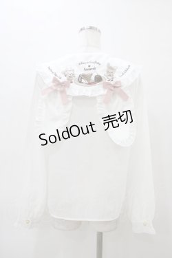 画像2: Amavel / 森の小さなお菓子屋さんブラウス Free オフ/ベージュ H-26-03-09-064-CA-BL-NS-ZH