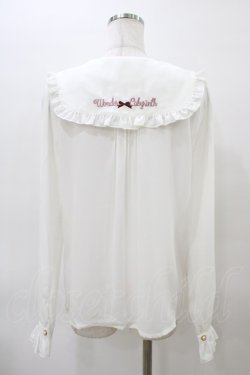 画像2: Amavel / Cherry Ribbonブラウス Free オフ H-26-03-09-066-CA-BL-NS-ZH