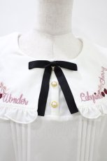 画像3: Amavel / Cherry Ribbonブラウス Free オフ H-26-03-09-066-CA-BL-NS-ZH (3)