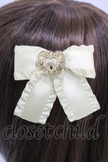 画像3: Amavel / ハートチャーム付フリルリボンクリップ  イエロー H-26-03-09-009-CA-AC-NS-ZH (3)