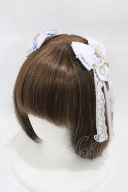 画像1: LIZ LISA / パールアクセ2コセットクリップ  ラベンダー H-26-03-09-020-LO-AC-NS-ZH