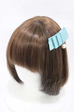 画像1: Angelic Pretty / Doll's Ribbonバレッタ  サックス H-26-03-09-021-AP-AC-NS-ZH