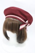 Amavel / 喫茶アマベルのマリンベレー帽  ボルドー H-26-03-09-003-CA-AC-NS-ZH