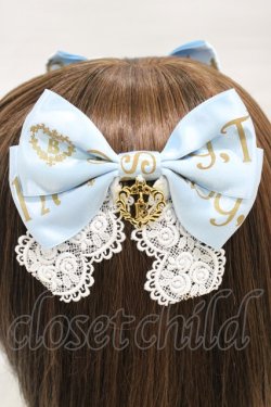 画像3: BABY,THE STARS SHINE BRIGHT / BABYロゴリボンコーム  サックス H-26-03-09-029-BA-AC-NS-ZH