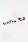 Angelic Pretty / Fancy Dotクルー丈ソックス  ピンク H-26-03-09-033-AP-ZA-NS-ZH