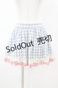 LIZ LISA / ギンガムイチゴスカパン Free ブルー H-26-03-09-038-LO-SK-NS-ZH