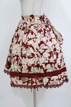 画像2: BABY,THE STARS SHINE BRIGHT / お菓子の国のアリス柄スカート Free ワイン H-26-03-10-1026-BA-SK-NS-ZH