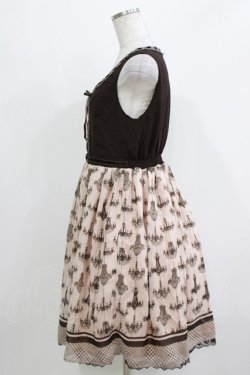 画像2: axes femme / シャンデリアワンピース M ブラウン H-26-03-10-1027-AX-OP-NS-ZH