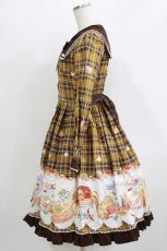 画像2: metamorphose / もりのパティシエ長袖ワンピース Free ブラウン H-26-03-10-1003-ME-OP-NS-ZH (2)