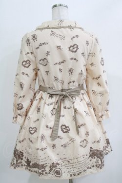 画像3: Ank Rouge / 天使プリントワンピース M ベージュ H-26-03-10-1030-CA-OP-NS-ZH