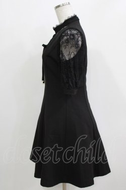 画像2: Rojita / FRONTレースアップハイネックワンピース Free ブラック H-26-03-10-1033-LO-OP-NS-ZH