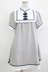 画像1: Amavel / チャイナワンピース Free グレー H-26-03-10-1035-CA-OP-NS-ZH (1)