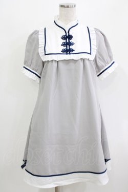 画像1: Amavel / チャイナワンピース Free グレー H-26-03-10-1035-CA-OP-NS-ZH