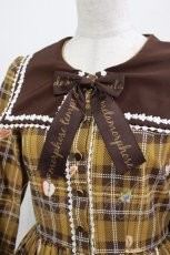 画像5: metamorphose / もりのパティシエ長袖ワンピース Free ブラウン H-26-03-10-1003-ME-OP-NS-ZH (5)