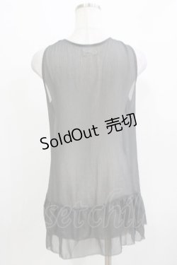 画像3: axes femme / レース使いベスト M グレー H-26-03-10-1039-AX-TO-NS-ZH