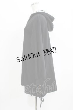 画像2: Rojita / サイドレースアップパーカーワンピース Free ブラック H-26-03-10-1045-LO-OP-NS-ZH