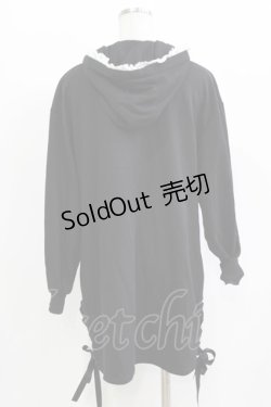 画像3: Rojita / サイドレースアップパーカーワンピース Free ブラック H-26-03-10-1045-LO-OP-NS-ZH