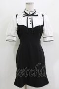 EATME / メイドライクチューリップワンピース S ブラック H-26-03-10-1046-LO-OP-NS-ZH