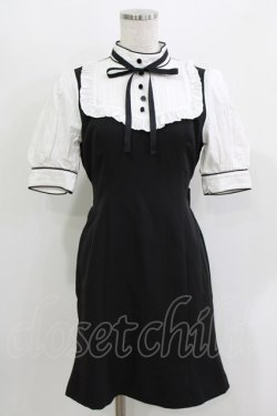 画像1: EATME / メイドライクチューリップワンピース S ブラック H-26-03-10-1046-LO-OP-NS-ZH