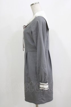 画像2: Ank Rouge / セーラーワンピース M グレー H-26-03-10-1047-CA-OP-NS-ZH