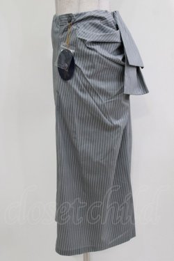 画像2: an another angelus / バッスルドレープタイトスカート Free L/GRAY×GY H-26-03-10-1048-CA-SK-NS-ZH