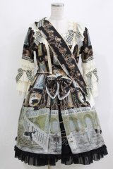 BABY,THE STARS SHINE BRIGHT / Mon Chouchou Hermitage柄ワンピース Free ブラック H-26-03-10-1005-BA-OP-NS-ZH