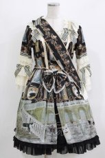 画像1: BABY,THE STARS SHINE BRIGHT / Mon Chouchou Hermitage柄ワンピース Free ブラック H-26-03-10-1005-BA-OP-NS-ZH (1)