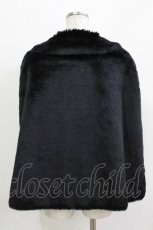 画像3: Innocent World / ハートファーショートマント Free ブラック H-26-03-10-1052-IW-CO-NS-ZTC063 (3)